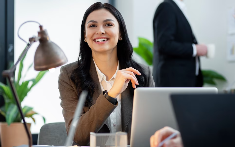 Stylish professional HR girl